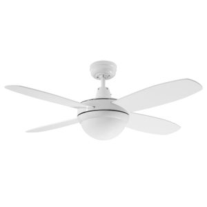 Lifestyle Mini AC 42" Ceiling Fan With Twin E27 Light White - DLS1044W