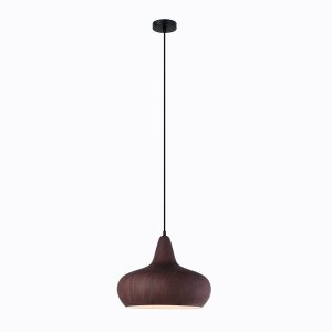 Modern Wine Glass Pendant Cherry Black Walnut - LIGNA06