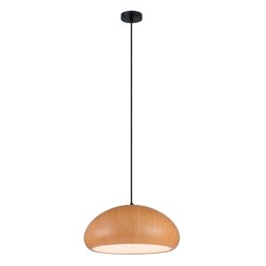 Modern Dome Pendant Cherry Golden Oak - LIGNA08