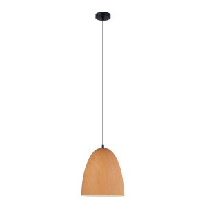 Modern Oblong Pendant Cherry Golden Oak - LIGNA02