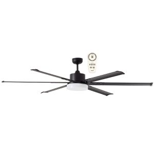 Albatross 84" DC Ceiling Fan With Dimmable 24W LED Matt Black / Tri-Colour - MAFML3MR + MAF210M