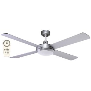 Lifestyle DC 52" Ceiling Fan With 24W Dimmable LED Brushed Aluminium / TRI - DLDC1343BR