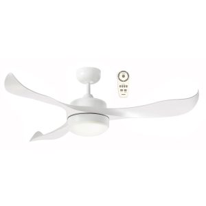 Scorpion 52" DC Ceiling Fan With 20W Dimmable LED White / Tri-Colour - MSF1333WR