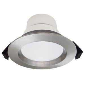 Roystar 9W Dimmable LED Dip Switch Recessed Downlight Anodised Aluminium / Tri-Colour - 202619N + 202628