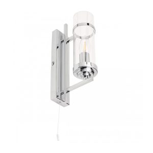 Art Deco Clyndrical Wall Light Chrome - WL3091-CH