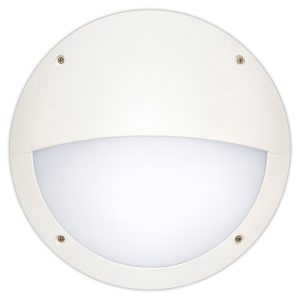 Hardy 12W LED Round Eyelid Bunker Light White / Cool White - 19973/05