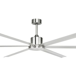 Hercules 84" DC Ceiling Fan With 18W LED Satin Nickel / Cool White - 20073/13 + 20099/13