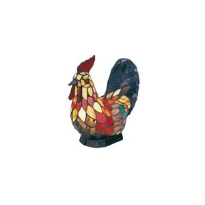 Tiffany Rooster Novelty Table Lamp - TL-RS/01