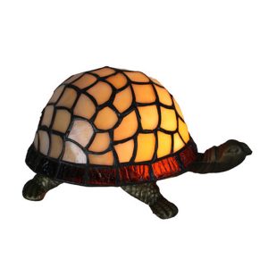 Tiffany Turtle Table Lamp Creamy - A004