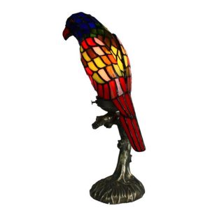 Tiffany Parrot Table Lamp - A027