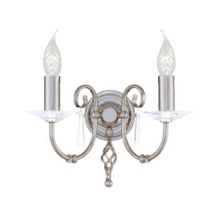 Aegean Twin Wall Light Polished Nickel - AG2-PN