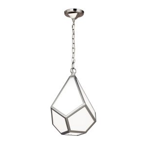 Diamond Small Pendant Polished Nickel - FE/DIAMOND/P/S