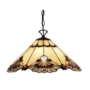 Benita Tiffany Pendant Beige - HL-201072B/CD