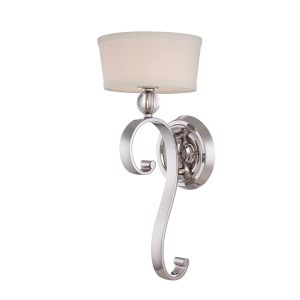 Madison Manor 1 Light Wall Light Imperial Silver - QZ/MADISONM1 IS