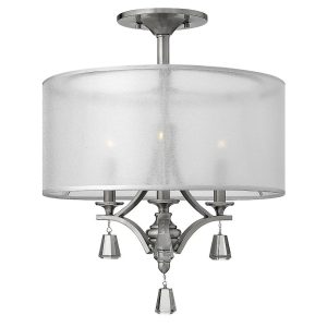 Mime Semi Flush Brushed Nickel - HK/MIME/SF