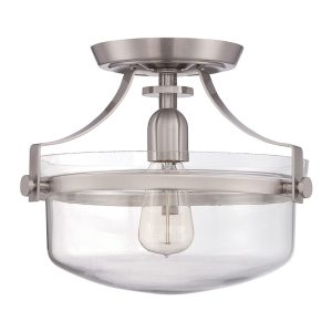 Penn Station Semi Flush Brushed Nickel - QZ/PENNSTAT/F BN