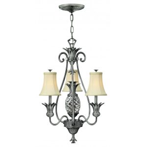 Plantation 4 Light Chandelier Polished Antique Nickel - HK/PLANT3 PL