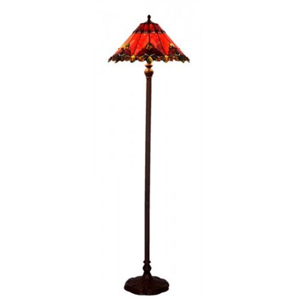 Butterfly Knots Tiffany Floor Lamp Red - T-271-19F