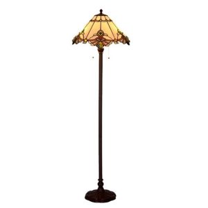 Butterfly Knots Tiffany Floor Lamp White - T-273-19F