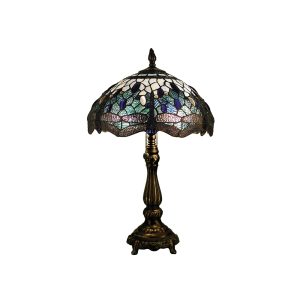 Dragonfly Tiffany Table Lamp Blue - TL-14279A/615M