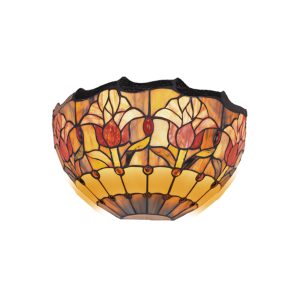 Red Tulip Tiffany Wall Lamp - TL-235/WL