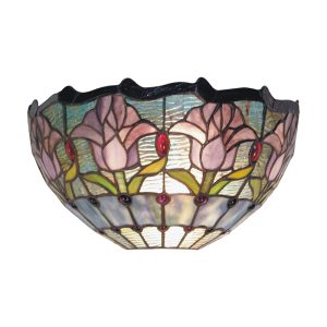 Mauve Tulip Tiffany Wall Lamp - TL-235A/WL