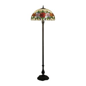 Red Rose Tiffany Floor Lamp - TL-F203065/KG