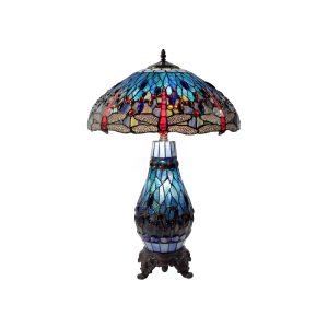 Dragonfly Tiffany Table Lamp Blue - TL-N18018/NBL