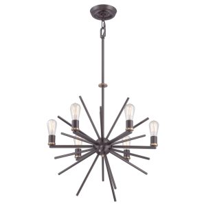 Carnegie 6 Light Chandelier Western Bronze - QZ/CARNEGIE6