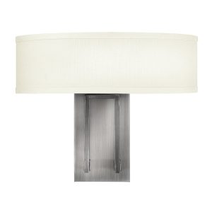 Hampton 2 Light Wall Light Antique Nickel - HK/HAMPTON2