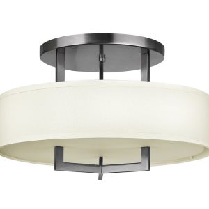 Hampton Semi Flush Antique Nickel - HK/HAMPTON/SF