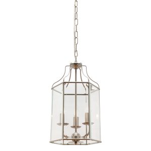 Arcadia 3 Light Pendant Satin Chrome - ARCA3PSC