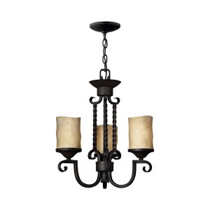 Casa 3 Light Chandelier Olde Black - U/HK/4013OL