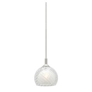 Circo 1 Light Pendant Satin Chrome - CIRC1P12VSC