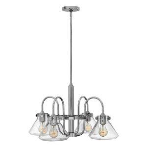 Congress Clear Glass Chandelier Chrome - HK/CONGRES4/A CM