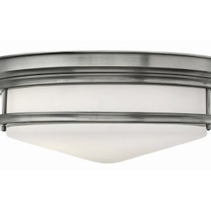 Hadley 3 Light Flush Mount Antique Nickel - HK/HADLEY/F AN