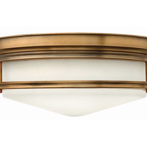 Hadley 3 Light Flush Mount Brushed Bronze - HK/HADLEY/F BR