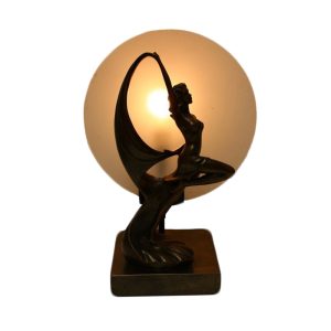 Contemporary Dancing Lady Art Deco Table Lamp - N043