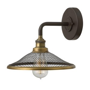 Rigby 1 Light Wall Light Buckeye Bronze - HK/RIGBY1 KZ