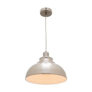 Risto 1 Light Pendant Satin Chrome - RIST1PSC