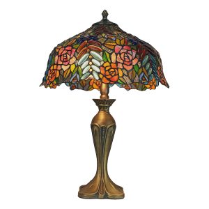 Rose Tiffany Table Lamp - T-274-16