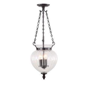 Finsbury Park 3 Light Medium Lantern Old Bronze - FP/P/M OLD BRZ