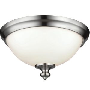 Parkman Flush Mount Brushed Steel - FE/PARKMAN/F BS