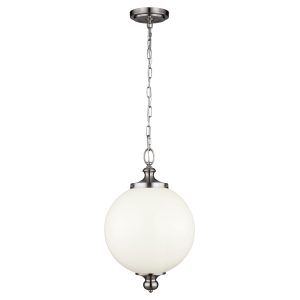 Parkman Large Pendant Brushed Steel - FE/PARKMAN/PL BS