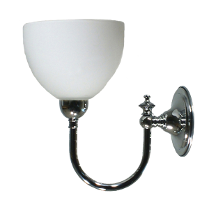 Loxton Wall Light Chrome With Decatron Opal Matt Glass - 3010116