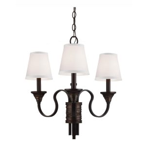 Arbor Creek 3 Light Chandelier Arbor Bronze / Weathered Brass - FE/ARBOR CREEK3