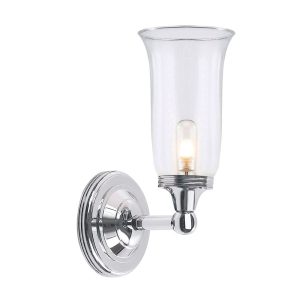 Austen 1 Light Wall Light Polished Chrome - BATH/AUSTEN2 PC