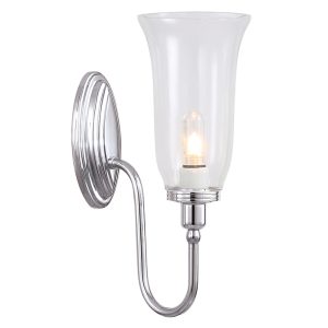 Blake 1 Light Wall Light Polished Chrome - BATH/BLAKE2 PC