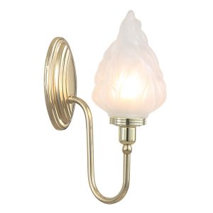 Blake 1 Light Wall Light Polished Brass - BATH/BLAKE3 PB