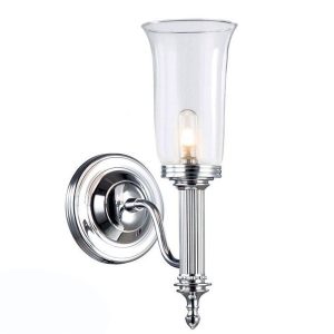 Carroll 1 Light Wall Light Polished Chrome - BATH/CARROLL2 PC